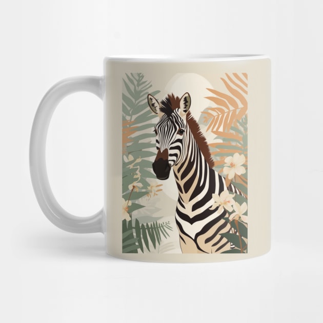 Zebra in the Jungle by JunkyDotCom